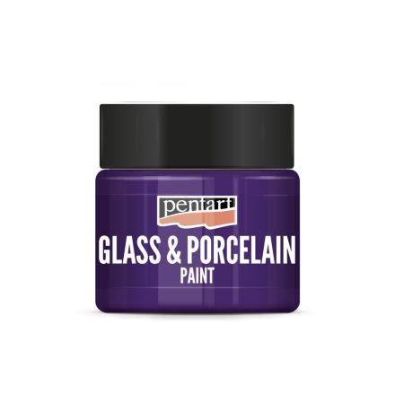 Pentart Üveg és porcelánfesték 30 ml lila - 21339