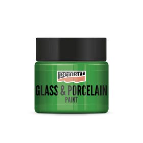 Pentart Üveg és porcelánfesték 30 ml almazöld - 21341