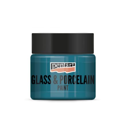 Pentart Üveg és porcelánfesték 30 ml türkizzöld - 21343