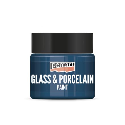 Pentart Üveg és porcelánfesték 30 ml türkizkék - 21344
