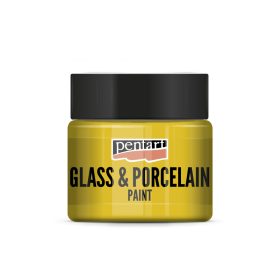 Pentart Üveg és porcelánfesték 30 ml arany - 21348