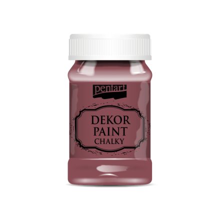 Pentart Dekor krétafesték 100 ml burgundi vörös - 21477