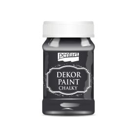 Pentart Dekor krétafesték 100 ml fekete - 21481