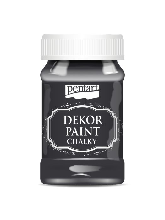 Pentart Dekor krétafesték 100 ml fekete - 21481