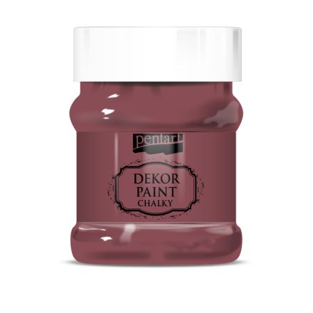 Pentart Dekor krétafesték 230 ml burgundi vörös - 21487