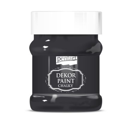 Pentart Dekor krétafesték 230 ml fekete - 21491