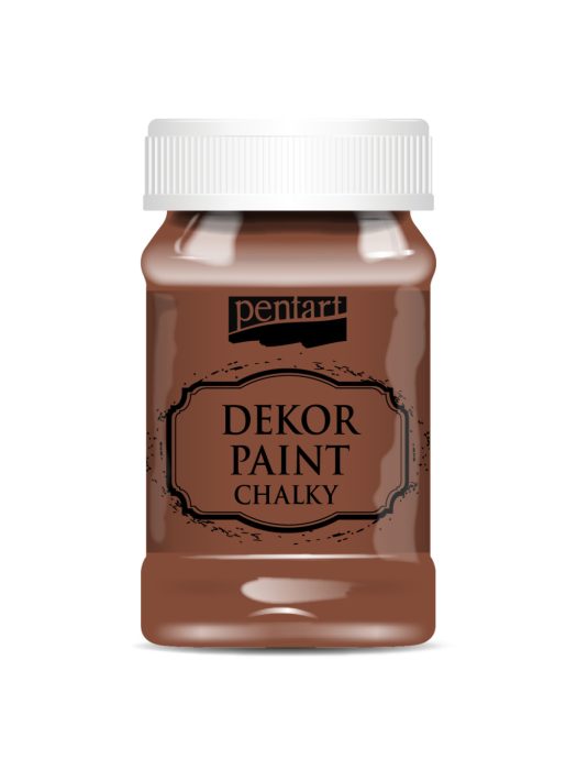 Pentart Dekor krétafesték 100 ml barna - 21633
