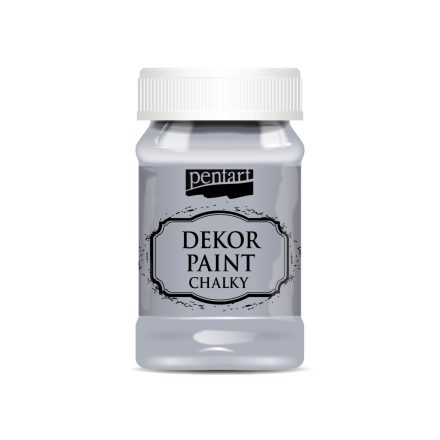 Pentart Dekor krétafesték 100 ml szürke - 21639
