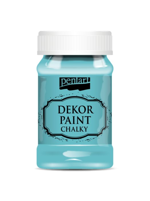 Pentart Dekor krétafesték 100 ml türkizkék - 21646
