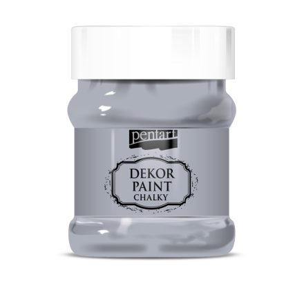 Pentart Dekor krétafesték 230 ml szürke - 21661