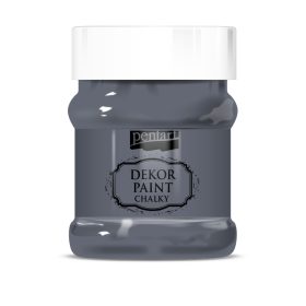 Pentart Dekor krétafesték 230 ml grafitszürke - 21663