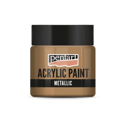 Pentart Metál akrilfesték 50 ml bronz - 2218