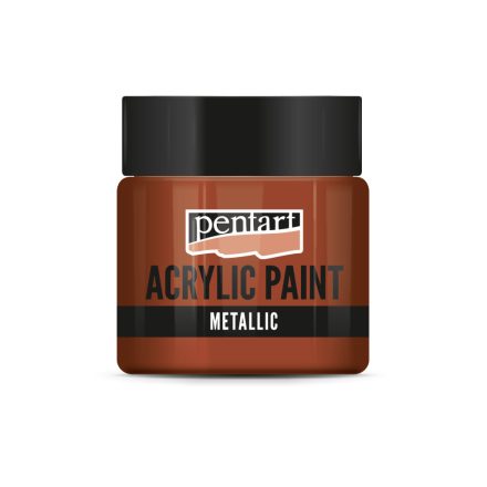 Pentart Metál akrilfesték 50 ml vörösréz - 2219