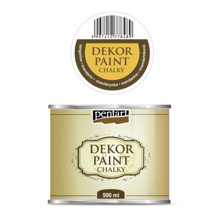 Pentart Dekor krétafesték 500 ml mandarin - 22720