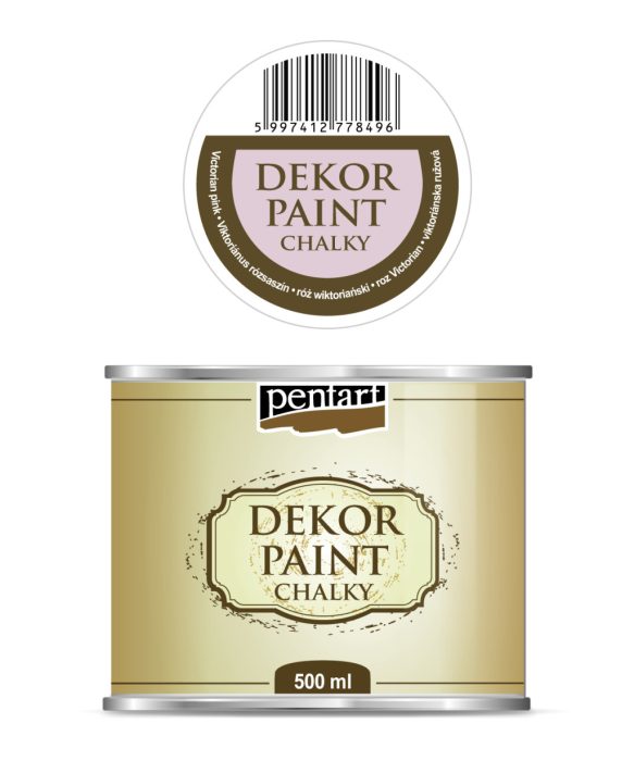 Pentart Dekor krétafesték 500 ml Viktoriánus rózsaszín - 22721