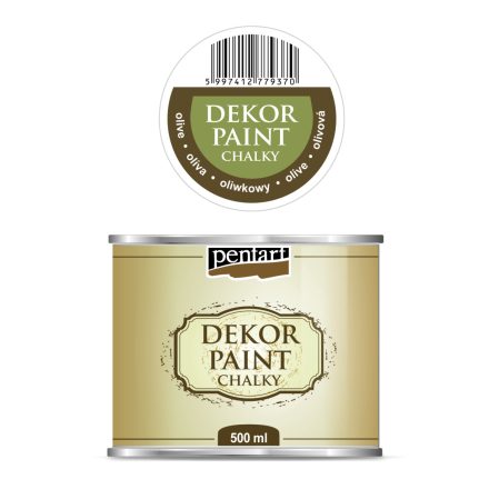 Pentart Dekor krétafesték 500 ml olíva - 22724