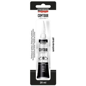 Pentart Kontúrozó festék 20 ml fekete - 2463