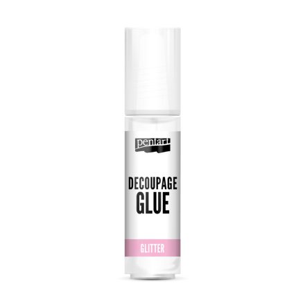 Pentart Glitteres dekupázs ragasztólakk 20 ml - 2468