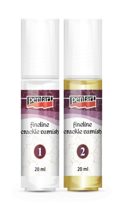 Pentart Finomvonalas repesztőlakk szett 20 ml - 2475