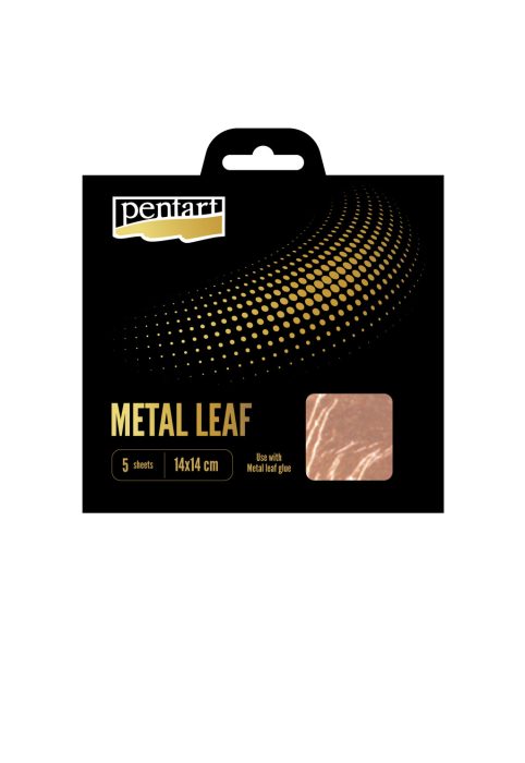Pentart Füstfólia réz 14x14 cm 5 lap/csom - 2486