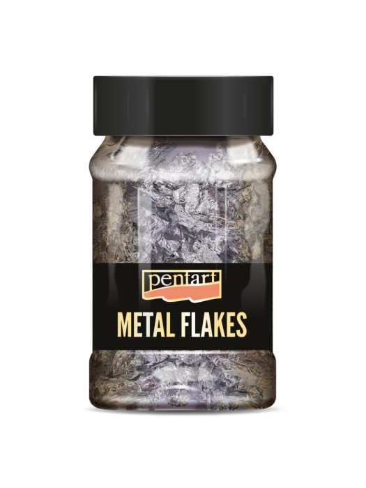 Pentart Füstfólia pehely ezüst M8 100 ml - 2504