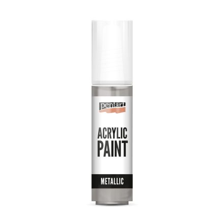 Pentart Metál akrilfesték 20 ml grafit - 25339