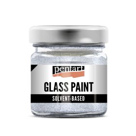 Pentart Üvegfesték 30 ml csillogó ezüst - 26520
