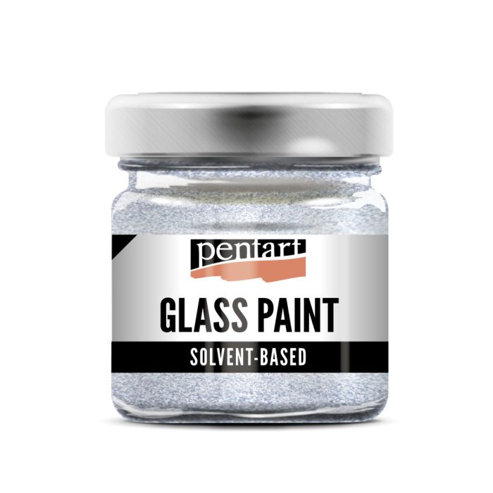 Pentart Üvegfesték 30 ml csillogó ezüst - 26520