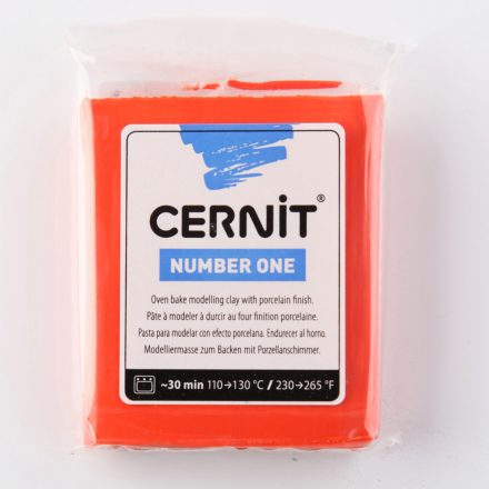 Cernit süthető gyurma N°1, 56 g - pipacspiros - 2788