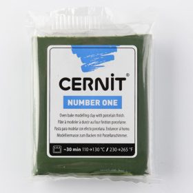 Cernit süthető gyurma N°1, 56 g - olivazöld - 2792