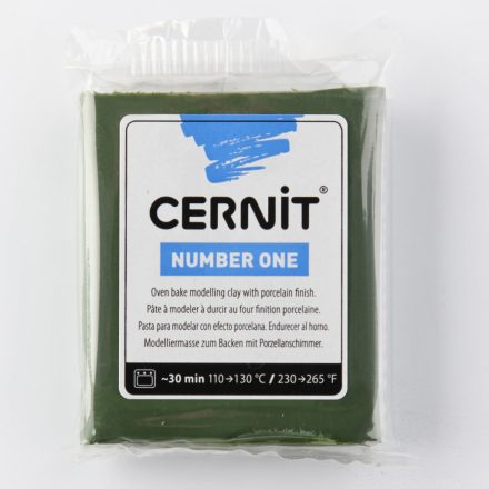 Cernit süthető gyurma N°1, 56 g - olivazöld - 2792