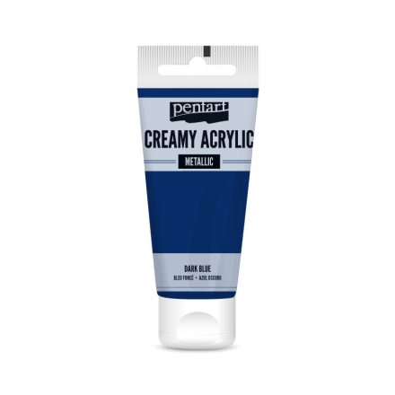 Pentart Krémes akrilfesték selyemfényű 60 ml sötétkék - 27937