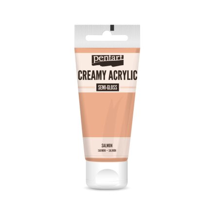 Pentart Krémes akrilfesték selyemfényű 60 ml lazac - 27967