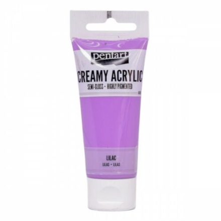 Pentart Krémes akrilfesték selyemfényű 60 ml orgonalila - 27973