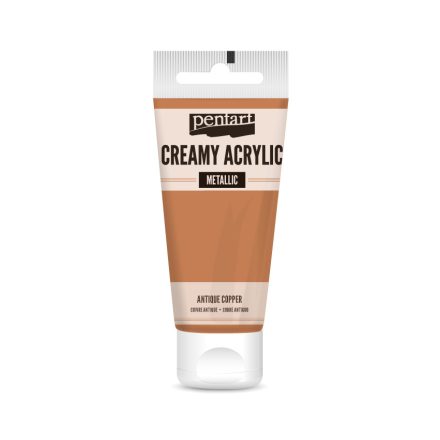Pentart Krémes akrilfesték metál 60 ml antikréz - 28003