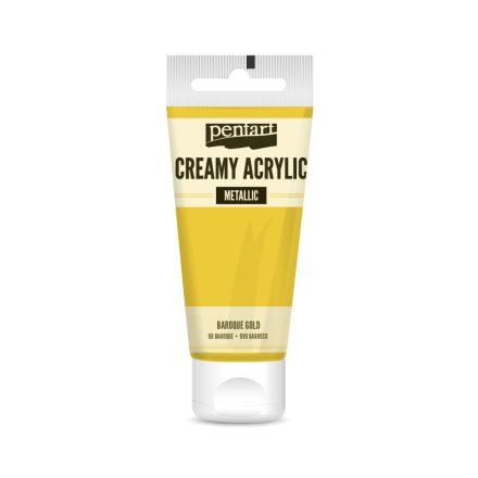 Pentart Krémes akrilfesték metál 60 ml barokkarany - 28005