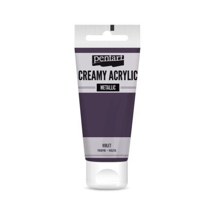 Pentart Krémes akrilfesték metál 60 ml lila - 28011
