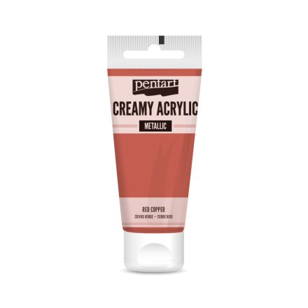 Pentart Krémes akrilfesték metál 60 ml vörösréz - 28023