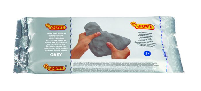 Jovi levegőn száradó gyurma, 250 g, szürke - 28241