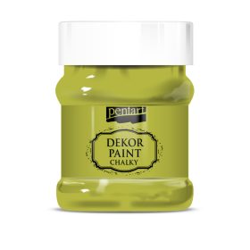 Pentart Dekor krétafesték 230 ml sárgászöld - 29341