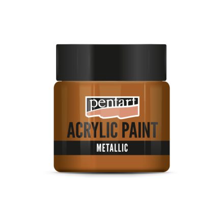Pentart Metál akrilfesték 50 ml aranyvörös - 29356