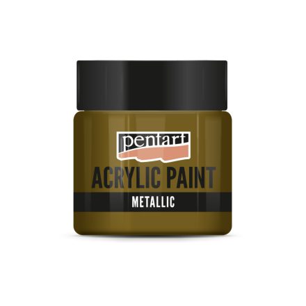 Pentart Metál akrilfesték 50 ml sárgaréz - 29357