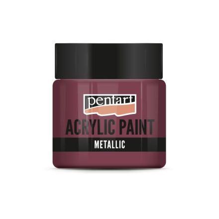 Pentart Metál akrilfesték 50 ml aranylila - 29362