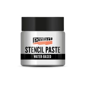 Pentart Stencilező paszta metál 50 ml ezüst - 29408