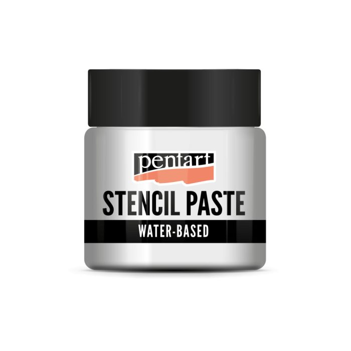 Pentart Stencilező paszta metál 50 ml ezüst - 29408