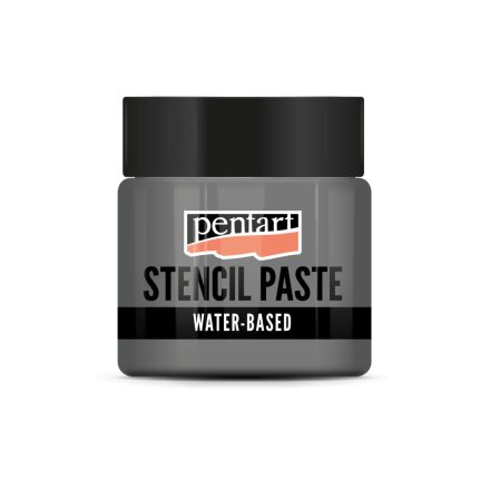 Pentart Stencilező paszta metál 50 ml fekete gyémánt - 29409
