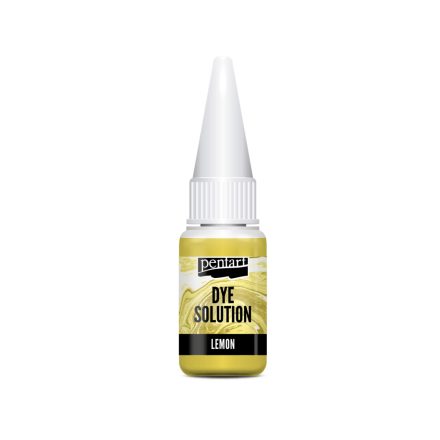 Pentart Színezék oldat alkoholos 10 ml citromsárga - 29414