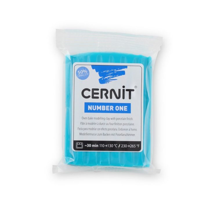 Cernit süthető gyurma N°1, 56 g - türkizkék - 29508