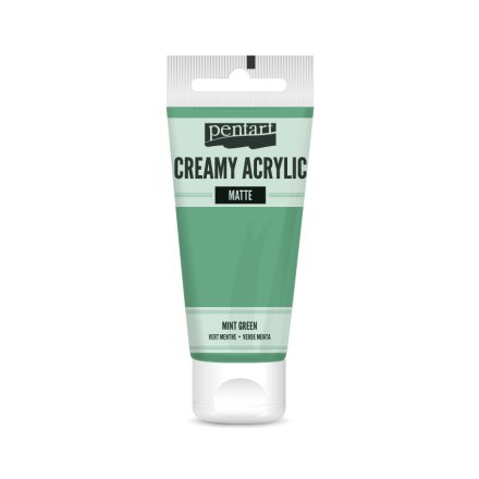 Pentart Krémes akrilfesték matt 60 ml mentazöld - 29651