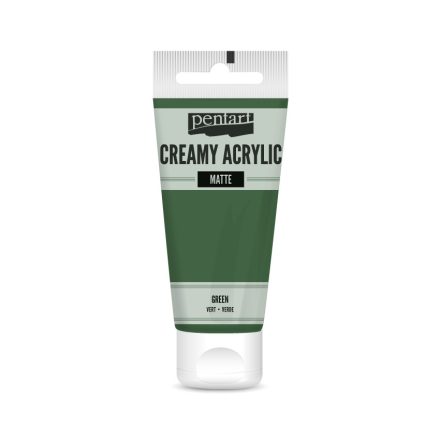 Pentart Krémes akrilfesték matt 60 ml zöld - 29654
